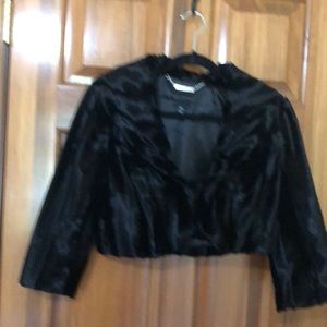 WHBM Short Velvet Jacket